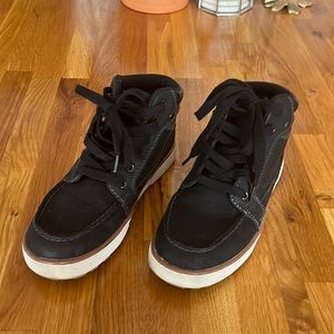 Sonoma Faux Suede Black High Top Shoes